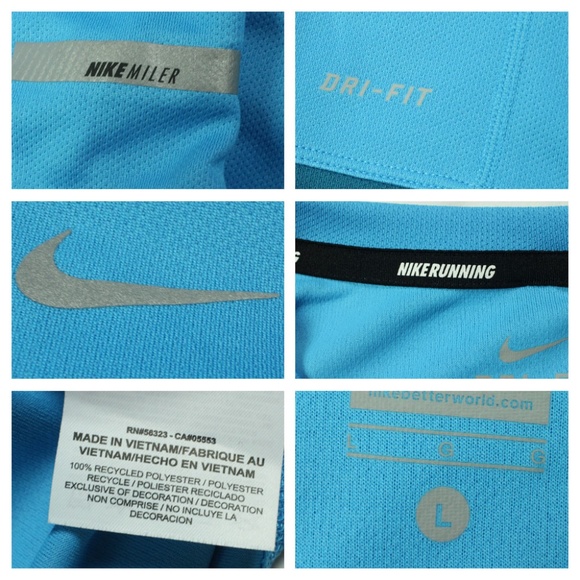 Gentlemen's Nike Miller Running Short Sleeve Shirt - Picture 4 of 5